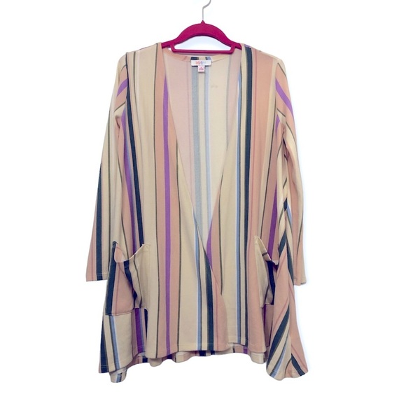 LuLaRoe Sweaters - Lularoe Caroline Striped Cardigan